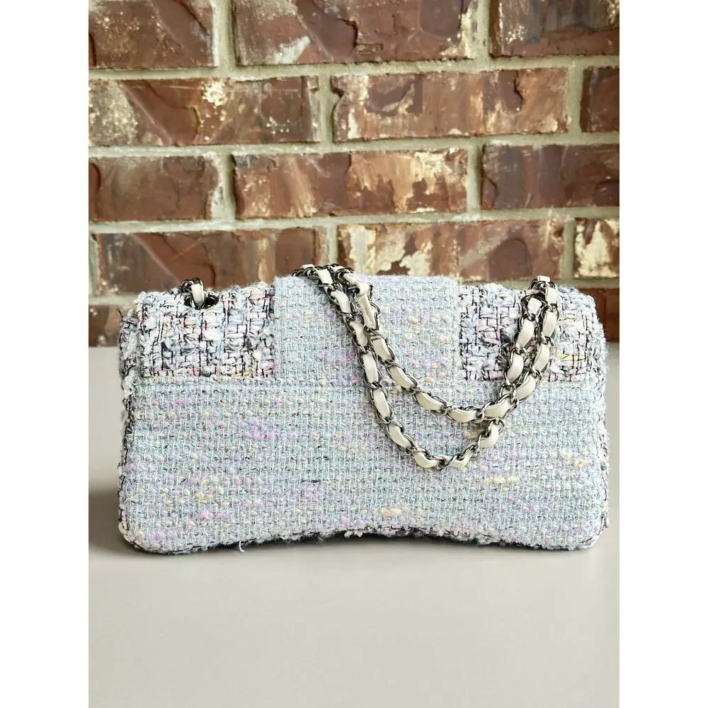 Chanel Fantasy Flap Bag Tweed Medium	Multicolor 74534